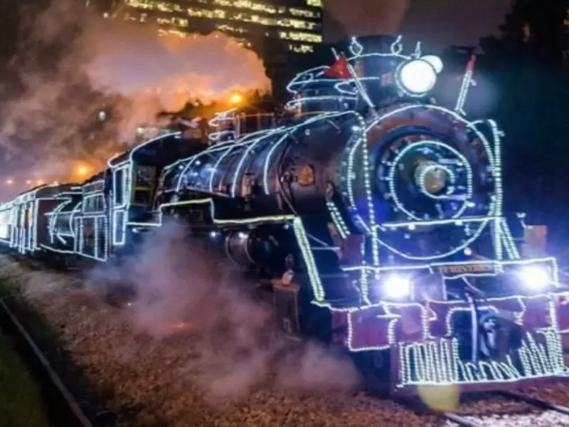 Tren navideño de la Sabana