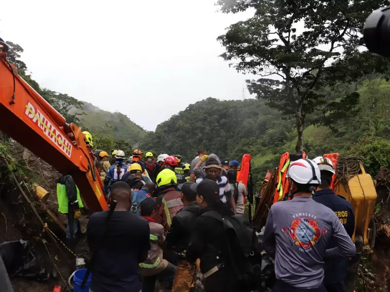 Deslizamiento de tierra, Pueblo Rico Risaralda