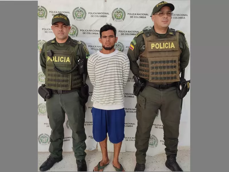 Luis David González Marín, de 27 años, capturado.