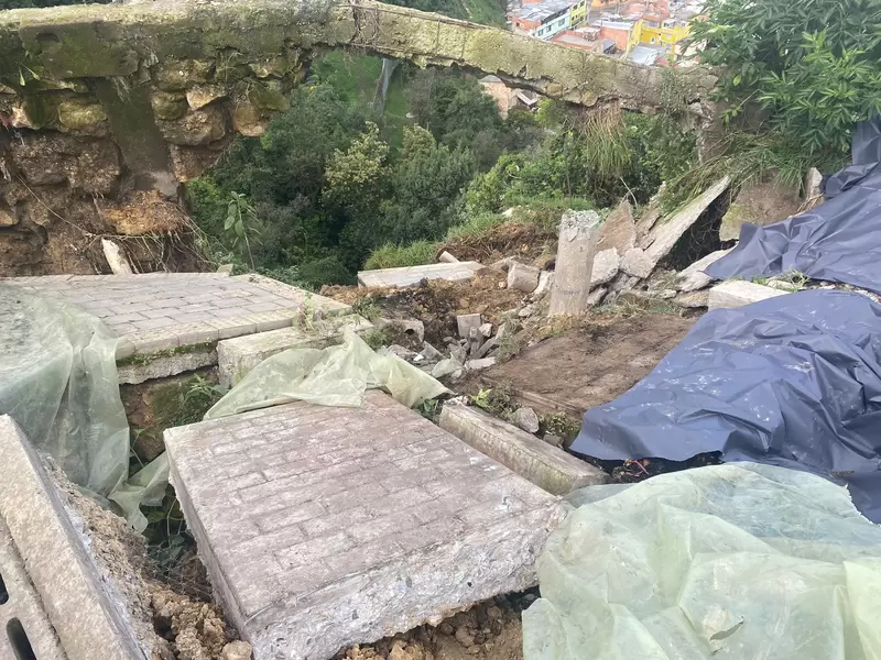 Derrumbe Santa Cecilia, Usaquén