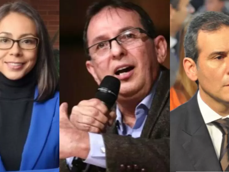 Carolina Olarte, Jorge Rojas y Juan Manuel Corzo