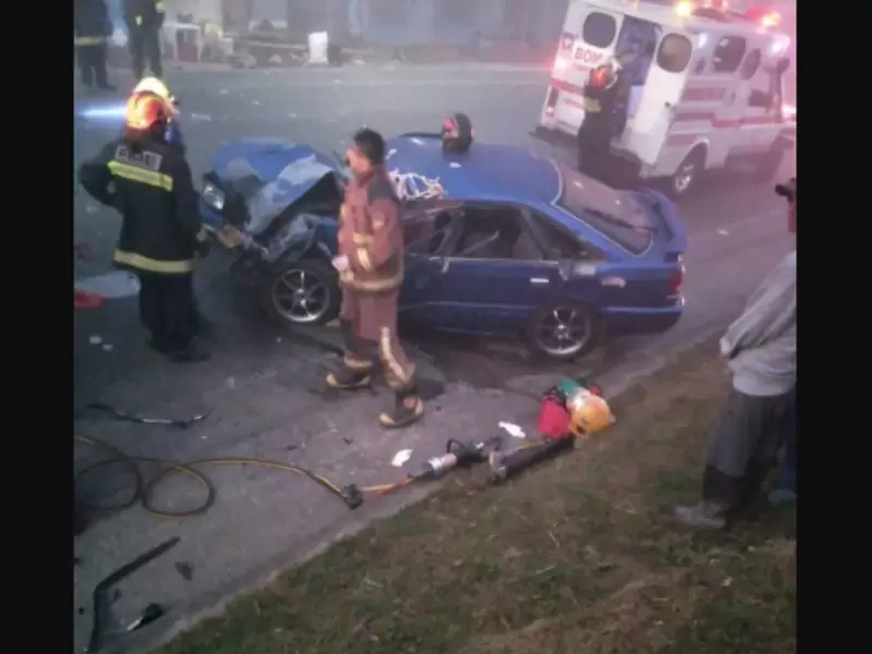Accidente en la vía Hatillo- Llanos de Cuivá, Antioquia.