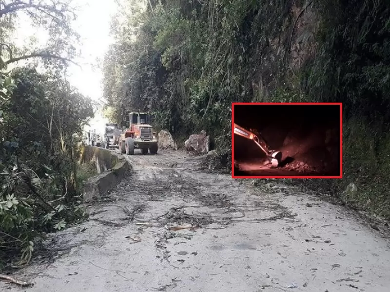 El derrumbe es removido desde la madrugada y se espera que la vía esté habilitada en el transcurso del día.