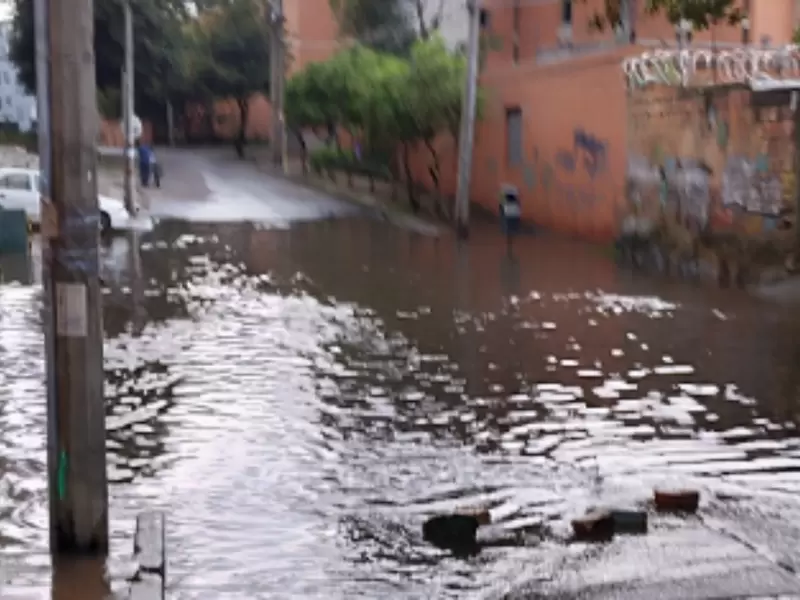 Barrio de Chapinero inundado Barrio de Chapinero inundado