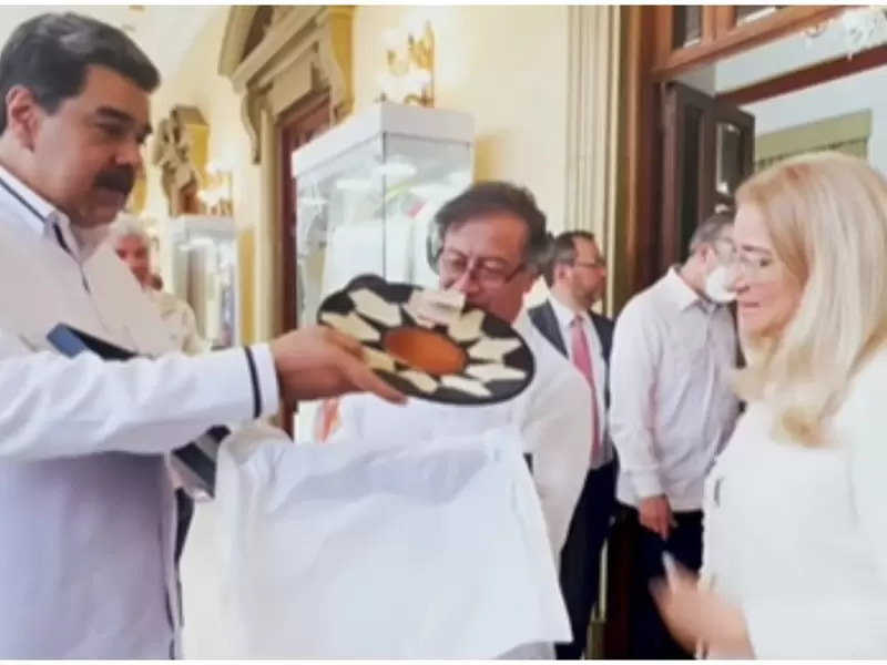 Nicolás Maduro y Gustavo Petro