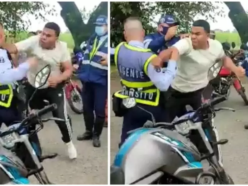 Agresión a un agente de tránsito por la que dos hombres pagarían 8 años de cárcel