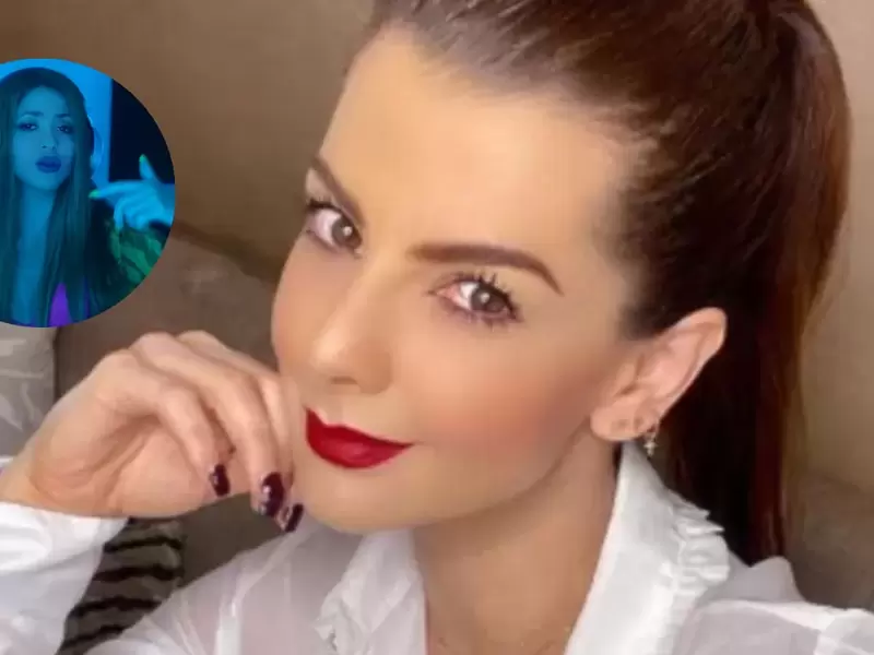 Carolina Cruz reaccionó a canción de Shakira Carolina Cruz