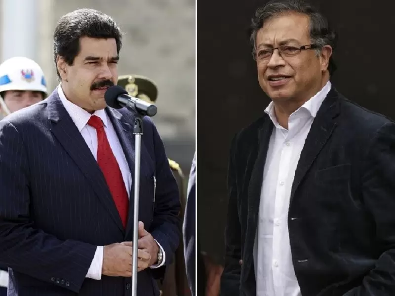 Presidentes de Colombia y Venezuela