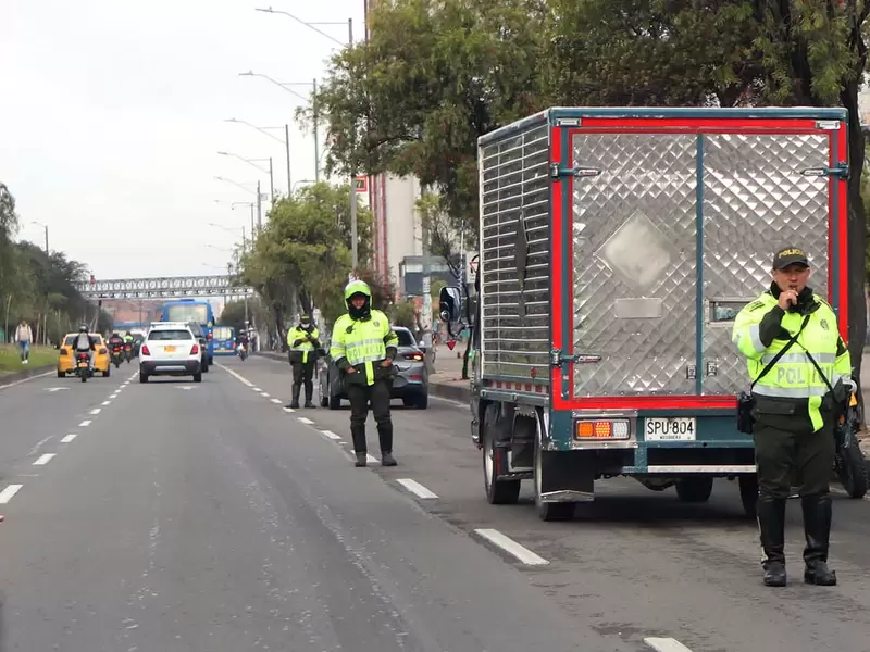 Primer día de nuevo pico y placa en Bogotá