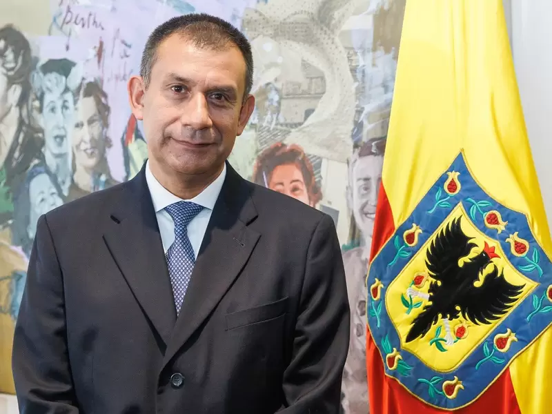 Óscar Gómez, secretario de seguridad de Bogotá.