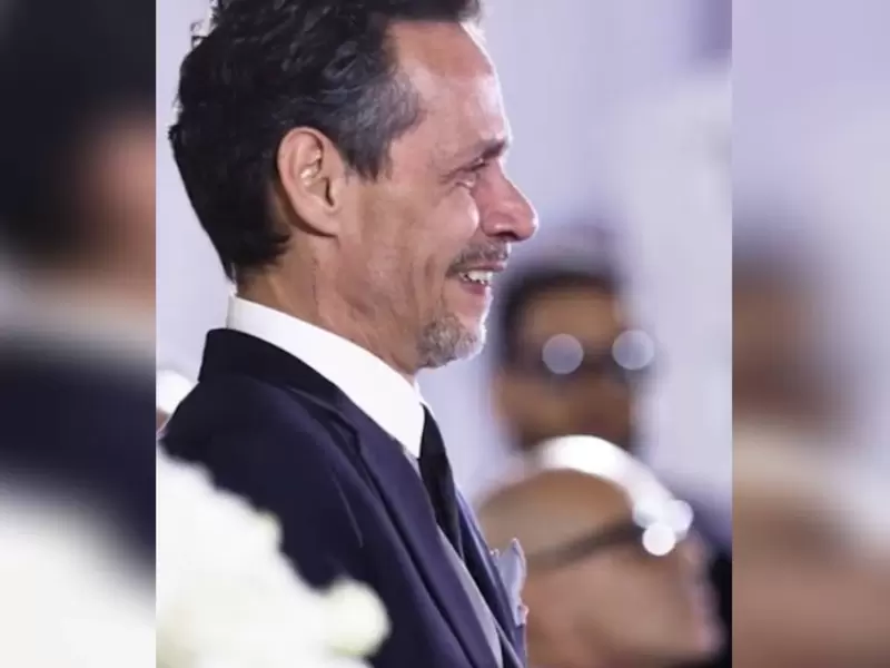 Marc Anthony llorando en su boda Marc Anthony llorando en su boda