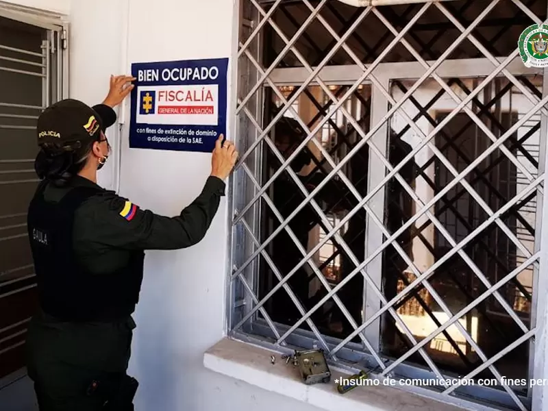 Bienes incautados fiscalía