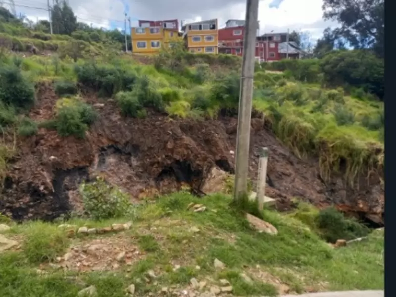 Deslizamiento en Chapinero