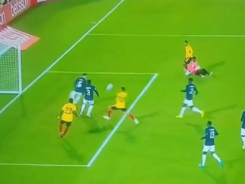 Gol de Colombia contra Ecuador