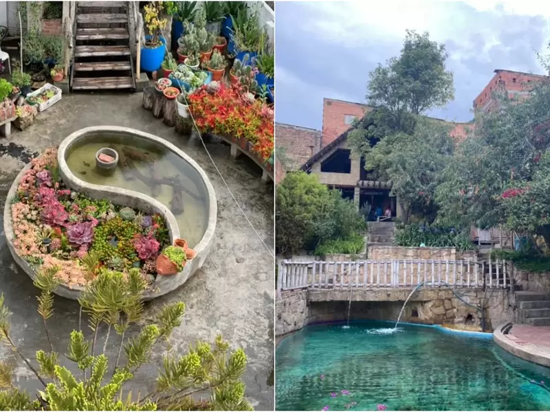 Jardín botánico con piscina en Ciudad Bolívar Jardín botánico con piscina en Ciudad Bolívar