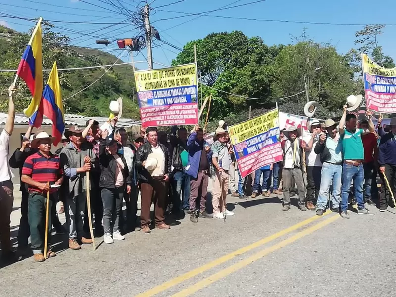 Mineros en Santander