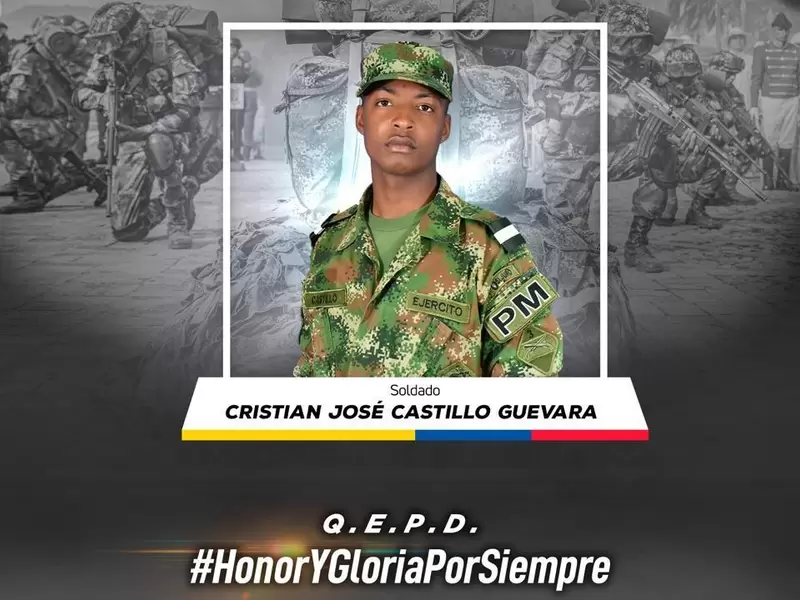 soldado Cristian José Castillo Guevara