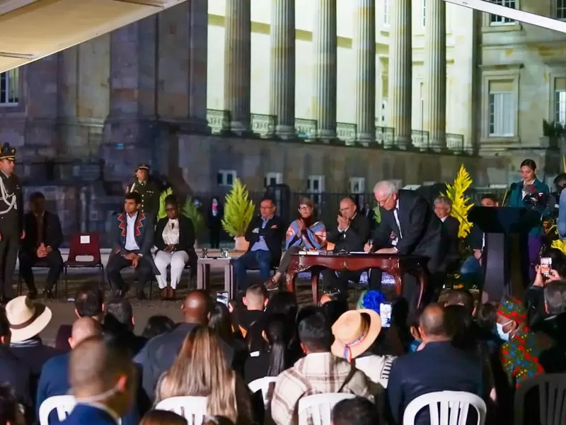 Radicación del Plan Nacional de Desarrollo