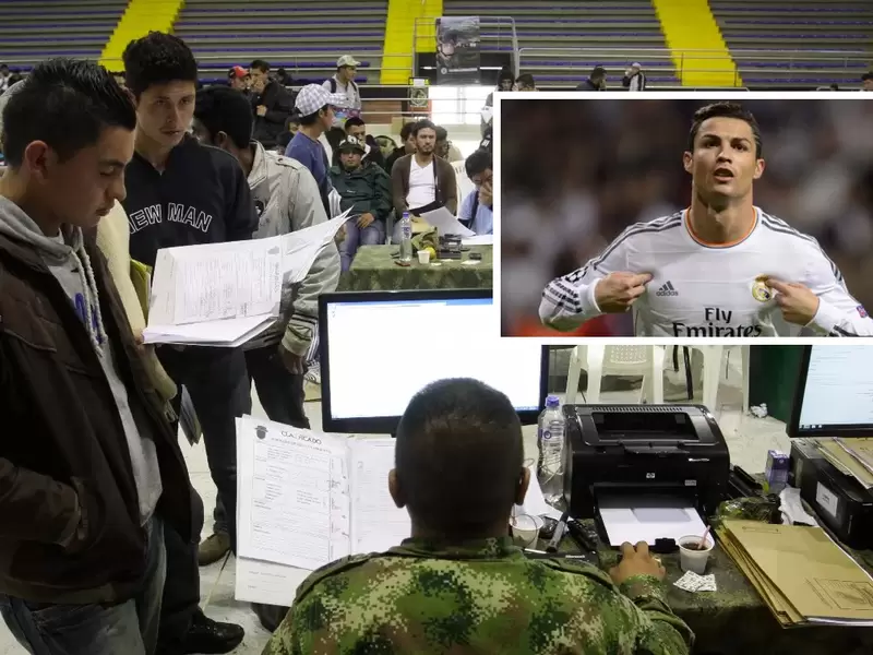 Joven pagó su libreta militar y el Ejército se la dio con la foto de CR7 Joven pagó su libreta militar y el Ejército se la dio con la foto de CR7