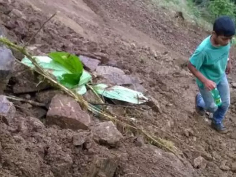 deslizamiento de tierra en Chocó
