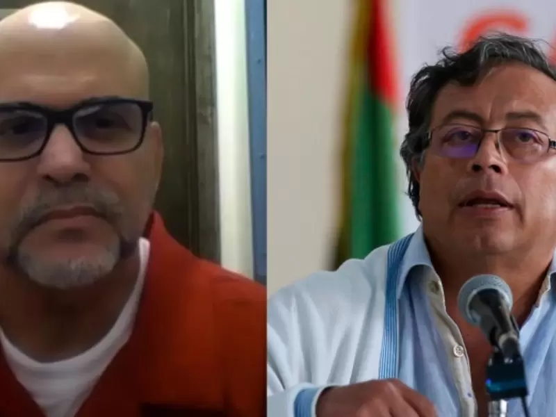 Gustavo Petro y Salvatore Mancuso