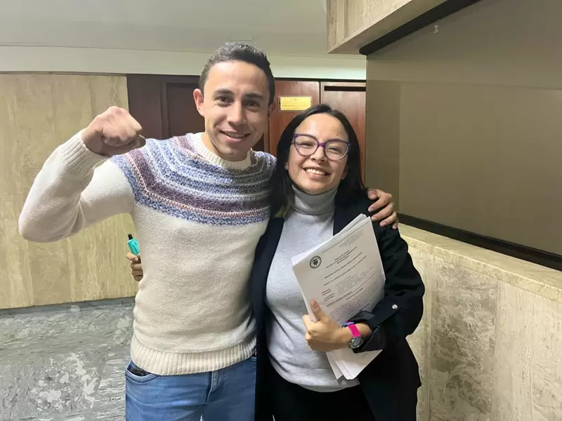 Jennifer Pedraza y Cristian Avendaño, representantes a la Cámara.