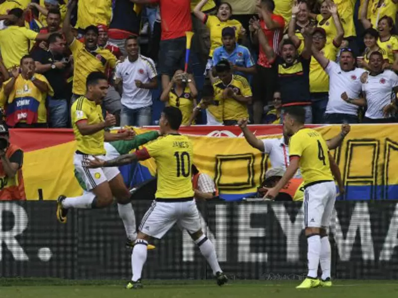Selección Colombia en escalafón FIFA Selección Colombia en escalafón FIFA
