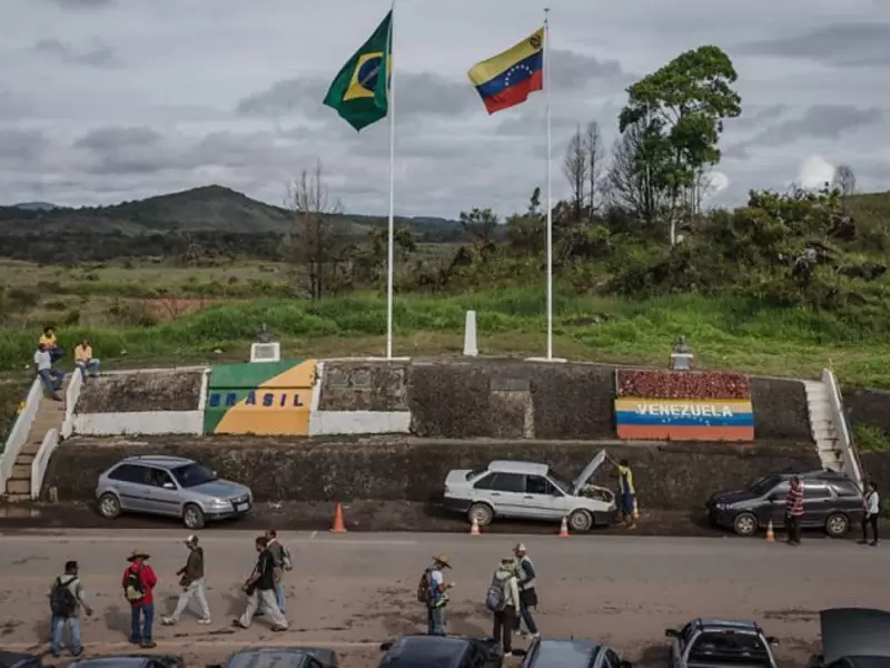 Frontera entre Venezuela y Brasil. Frontera entre Venezuela y Brasil.