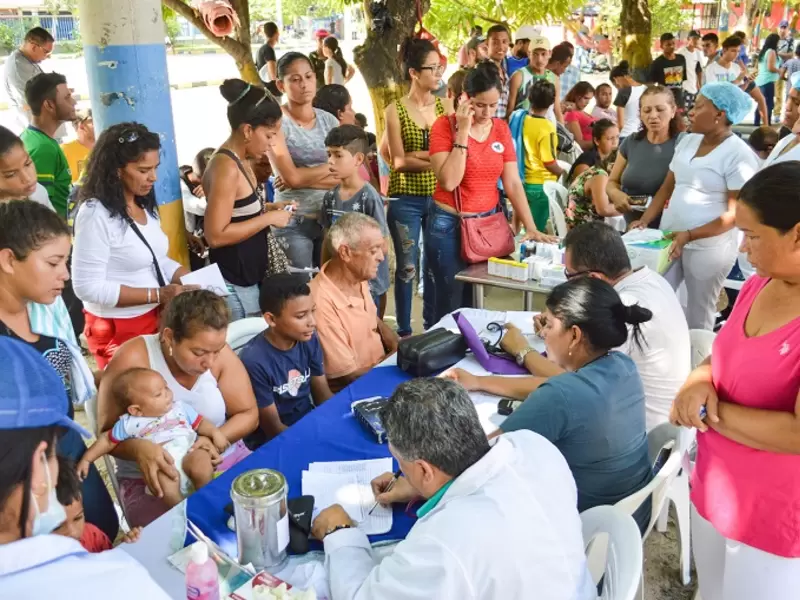 Jornada de atención en salud a venezolanos Jornada de atención en salud a venezolanos