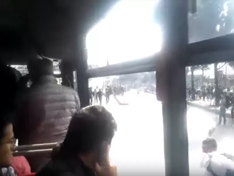 ATAQUE TRANSMILENIO ATAQUE TRANSMILENIO