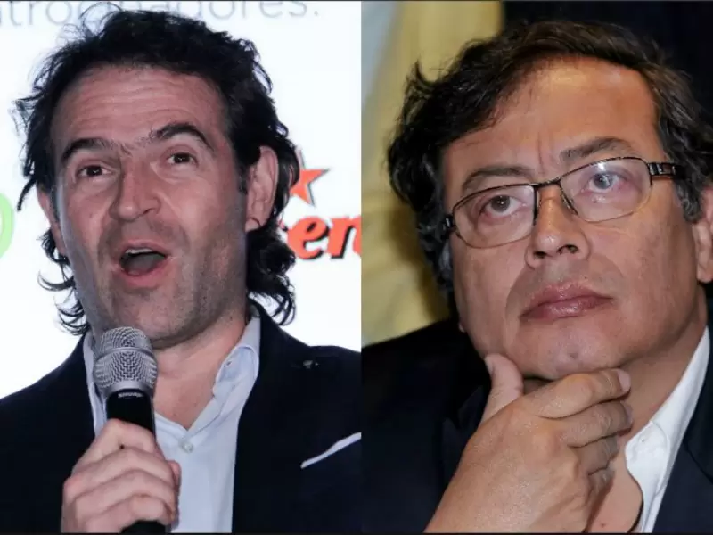 Federico Gutiérrez y Gustavo Petro Federico Gutiérrez y Gustavo Petro