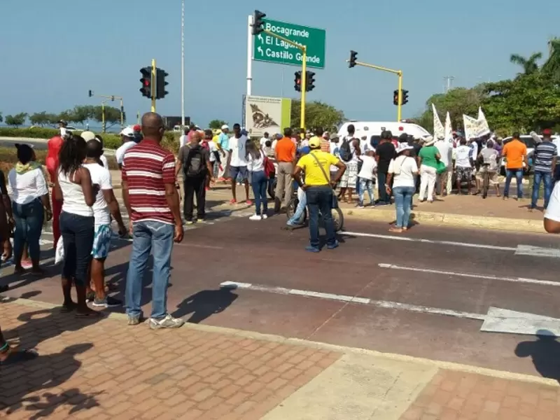 Protesta en Cartagena Protesta en Cartagena