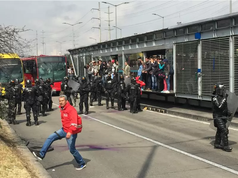 Protestas Transmilenio Protestas Transmilenio