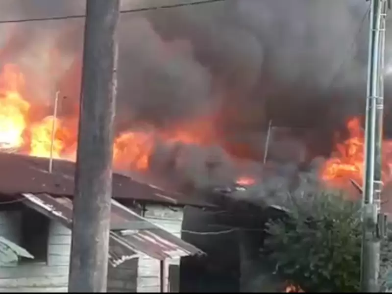 Incendio Estación de Policía Antioquia Incendio Estación de Policía Antioquia