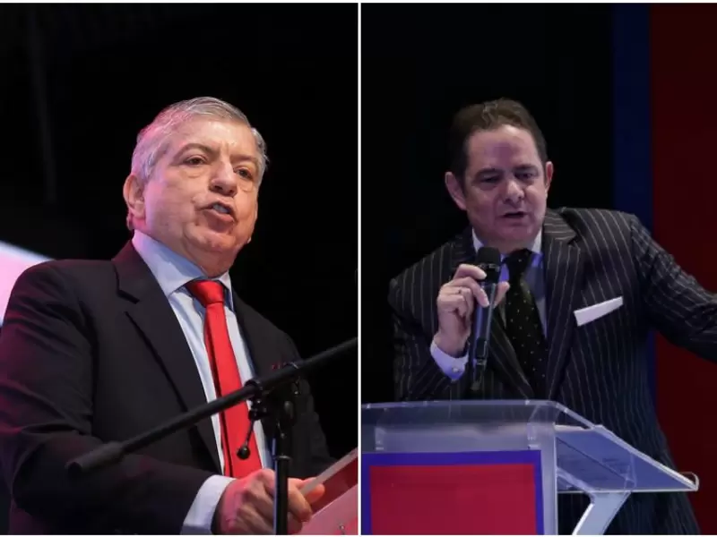 Germán Vargas y César Gaviria Germán Vargas y César Gaviria