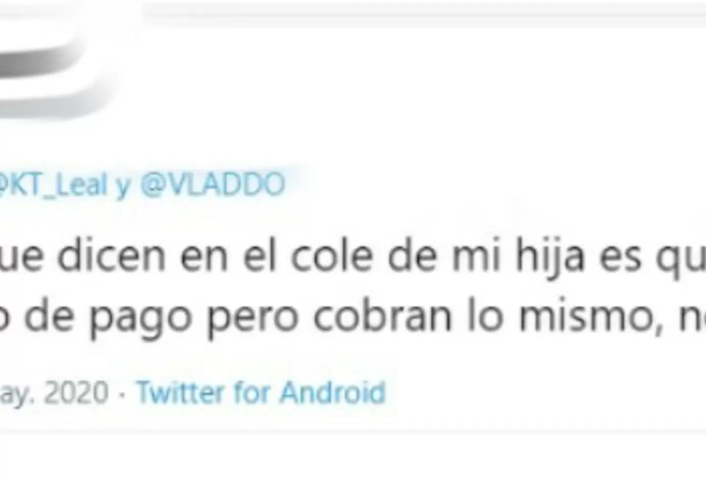 Denuncias de Padres de Familia a través de Twitter