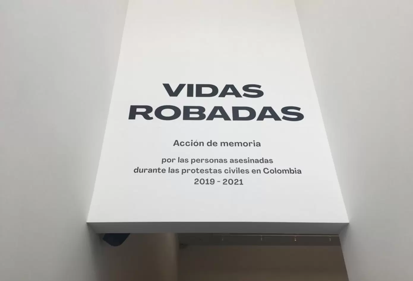 Exposición Fragmentos, vías robadas