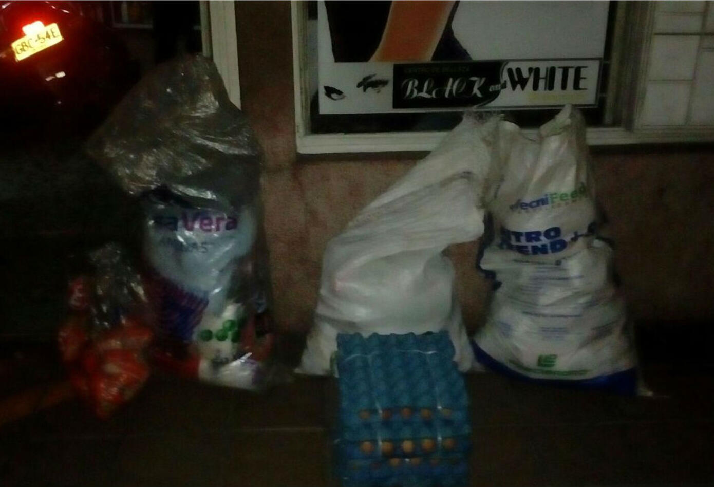Imagen de los saqueos en el municipio de Saldaña, Tolima Imagen de los saqueos en el municipio de Saldaña, Tolima