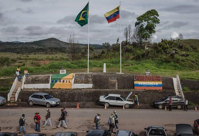 Frontera entre Venezuela y Brasil. Frontera entre Venezuela y Brasil.