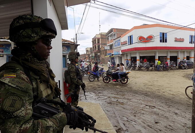 Hostigamiento en Corinto, Cauca Hostigamiento en Corinto, Cauca