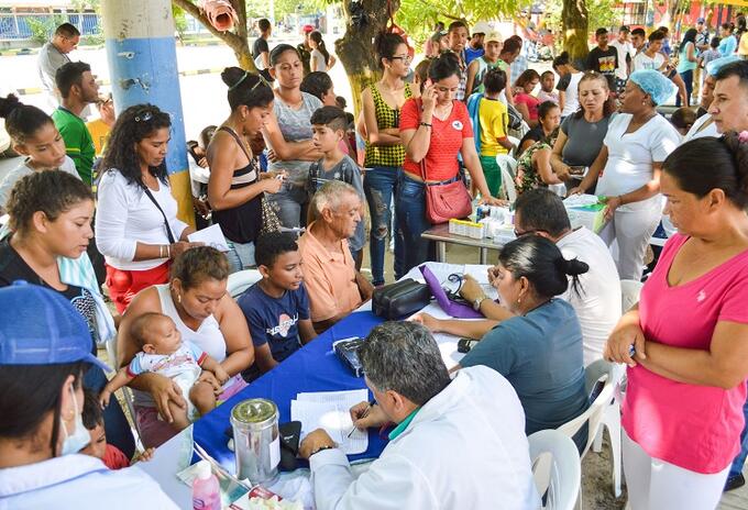 Jornada de atención en salud a venezolanos Jornada de atención en salud a venezolanos