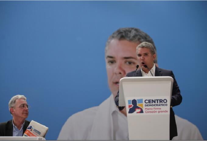 Iván Duque y Álvaro Uribe Iván Duque y Álvaro Uribe