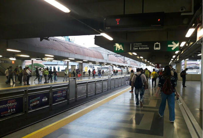 Falla en Metro de Medellín Falla en Metro de Medellín