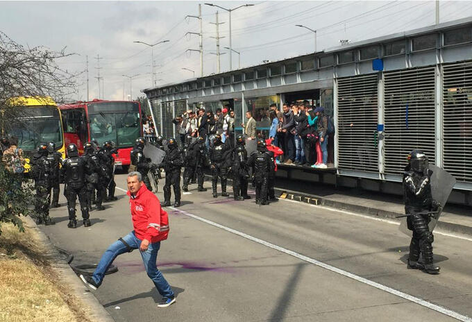 Protestas Transmilenio Protestas Transmilenio