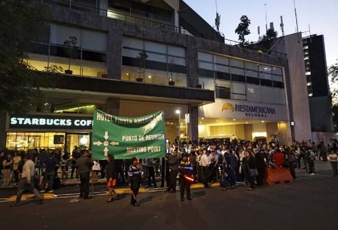 Evacuación por sismo en México Evacuación por sismo en México