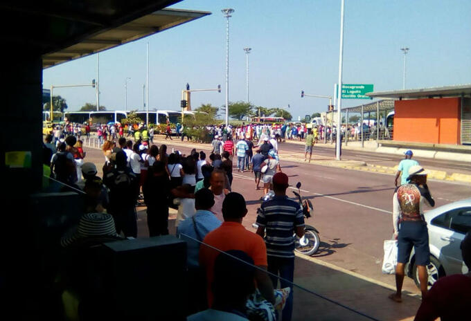 Protestas en Cartagena Protestas en Cartagena