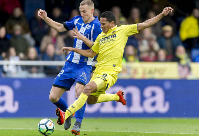 Carlos Bacca con el Villarreal Carlos Bacca con el Villarreal