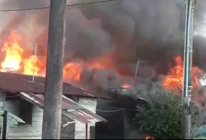 Incendio Estación de Policía Antioquia Incendio Estación de Policía Antioquia