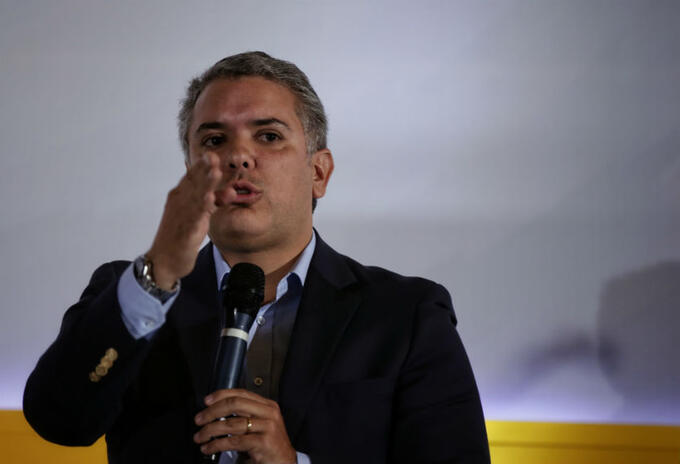 El precandidato a la Presidencia por el Centro Democrático, Iván Duque El precandidato a la Presidencia por el Centro Democrático, Iván Duque