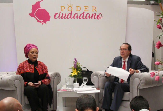 Piedad Córdoba y Jaime Araujo Piedad Córdoba y Jaime Araujo